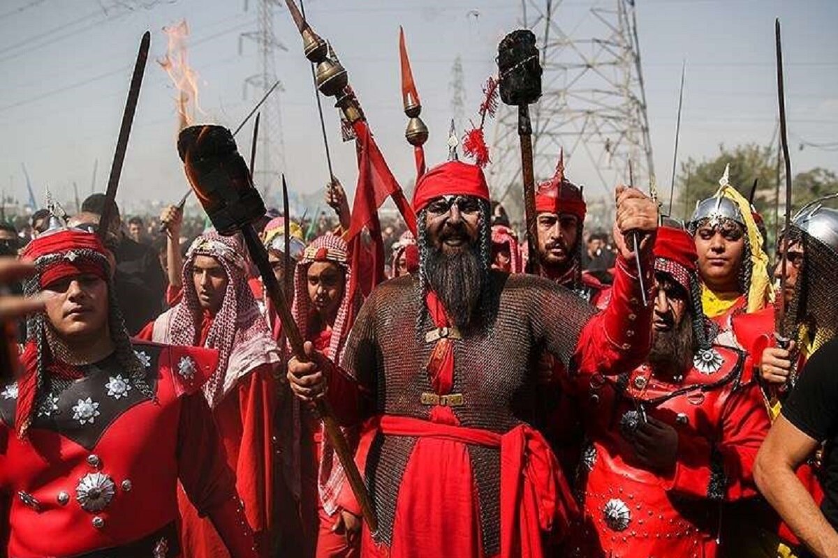 آیین سنتی خیمه‌سوزان در محله‌های پایتخت