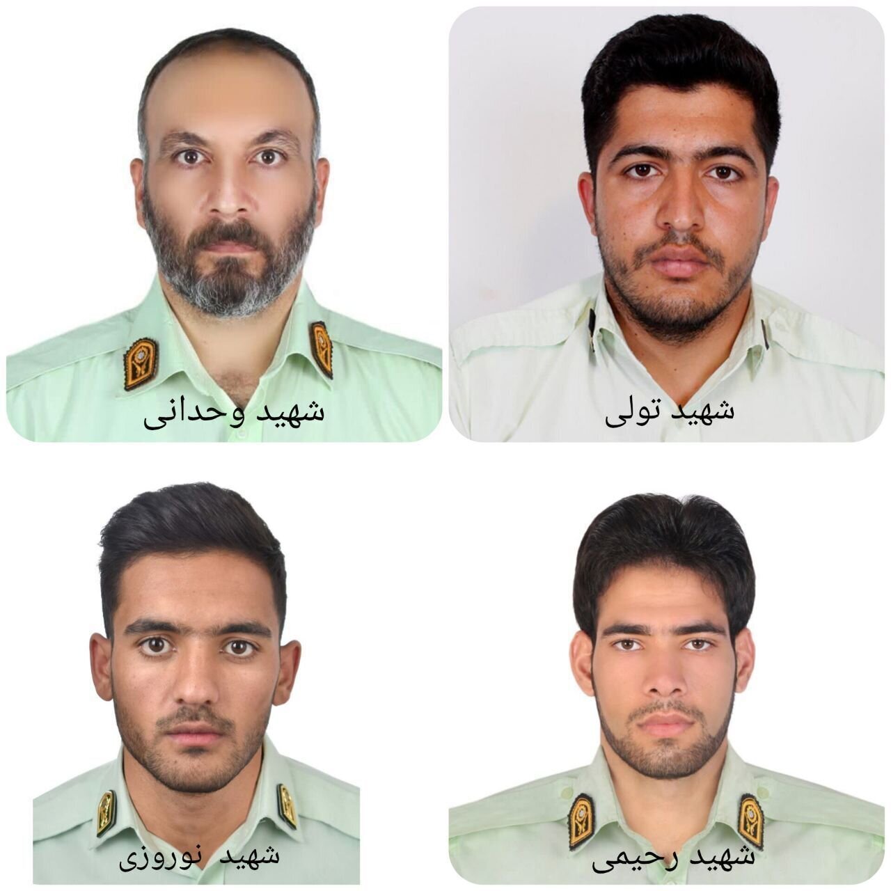 اولین تصاویر از شهدای امروز حادثه تروریستی ایرانشهر